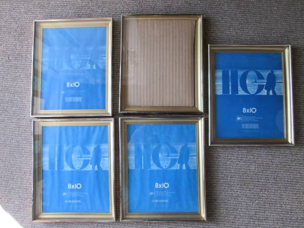 Picture Frame, 8" x 10", Set of 5 1