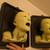R MARINO  vintage 90s 3D GLOW IN THE DARK  wall heads 12 thumbnail