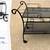 Outdoor Patio Furniture Set Wrought Iron 34 inch Serving Wheel Bar Cart Buffet 9 thumbnail