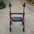 Upright Rollator Standing Up Rolling Walker LG Wheels, Padded Armrests 2 thumbnail