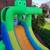 NEW-Inflatable Water Slide - Crocodile Theme Bounce House Water Park w 5 thumbnail