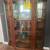 Tiger Oak Curio Cabinet - Rustic Look - 1 thumbnail