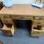 Wood Desk Finished 4 Sides, Dovetailed, File Drawers 3 thumbnail