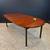 Restored Mid Century Modern walnut expanding oval dining table 7 thumbnail