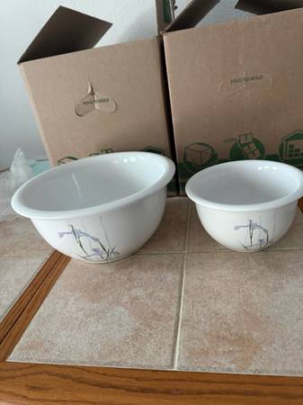 Corelle Shadow Iris nesting mixing bowls - set of 2 1