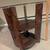 Coffee & 2 End Tables - 2 Tiered Round Glass & Wood 3 thumbnail