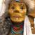 Handmade Native American style wall art with antlers 3 thumbnail