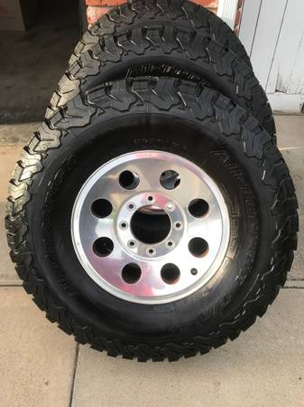 2005 Ford F-250 Tires and Wheels BF Goodrich All Terrain T/A - $900 (ceres)63471298969729121