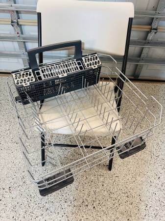 GE WD28X26099 Dishwasher Lower Dishrack Assembly 1