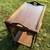 Beautiful Vintage Solid Wood Table with Fold Down Sides 4 thumbnail