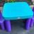VTG Little Tikes Teal Table Chunky Chairs Made USA Child Size 1 thumbnail
