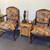 Pair of  French Provincial Armchairs w/ Carved Features, Claw Feet 1 thumbnail