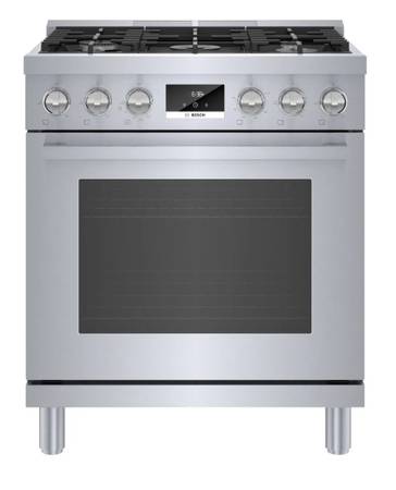 New Bosch 3.7 cu.ft. Industrial Style Gas Stove with Warranty 1