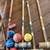 Mixture of Misc Vintage Croquet Mallet, Balls ,etc.  (used for decorat 8 thumbnail