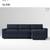 West Elm Urban 2-Piece Sleeper Sectional w/ Storage Chaise – Basket We 8 thumbnail