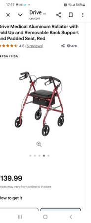 Walker-rollator with seat 1