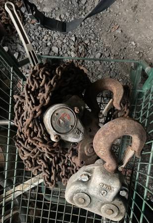 6 ton capacity chain “come along” 1