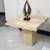 1970s Vintage Brutalist Italian Travertine Marble Side / Coffee Table 17 thumbnail