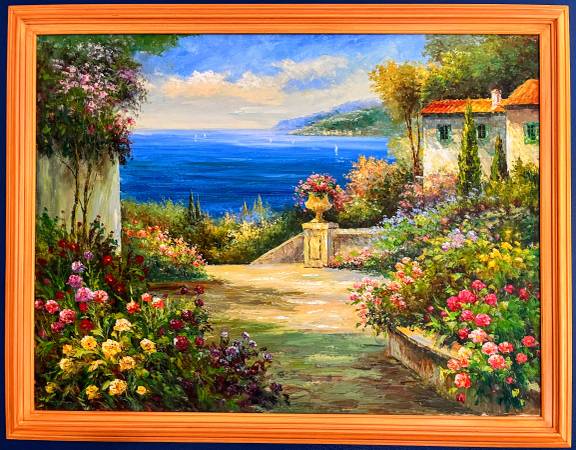 Art Frame Oil Painting 53x42 inch 1