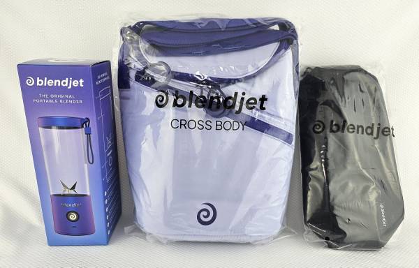 Blendjet Portable Blender, Bag and Sleeve Lot - Galaxy Metallic Purple 1