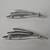 Vintage, Silver Tone, Lapel or Brooch Pins 2 thumbnail