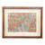 Vintage Abstract Screen Print Antique Maple Frame 1 thumbnail