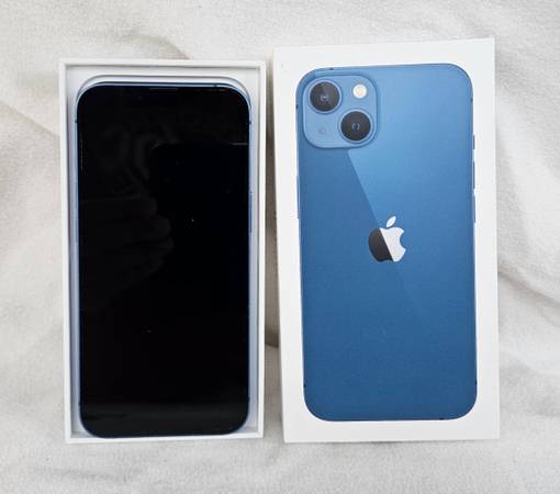 Apple iPhone 13 Blue 512 GB Unlocked Model A2631 Mint - cell
