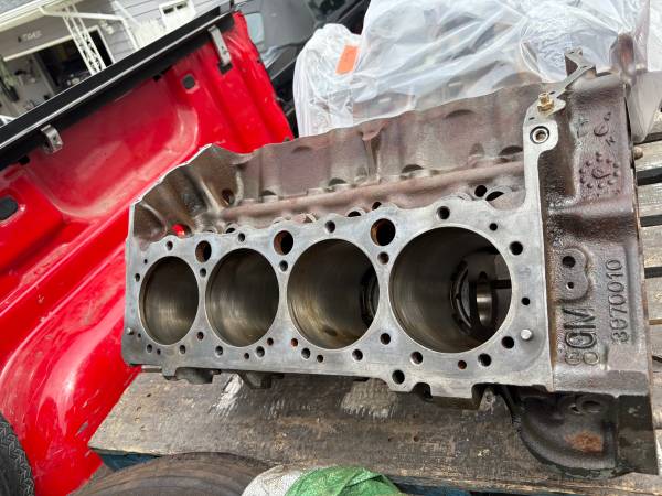 1971 Chevy 350  -4 bolt main high nickel block 1