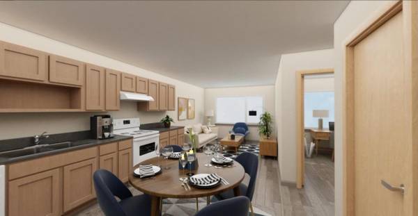 Laundry Facilities, Large windows for natural light, Recycling 1