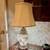Vintage pierced Blanc de Chine Lamp - lights on top and bottom 1 thumbnail