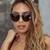 MVMT MARQUEE CAT EYE ACETATE SUNGLASSES GLOSSY BLACK/SILVER 8 thumbnail