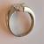 18kt white gold diamond ring 3 thumbnail