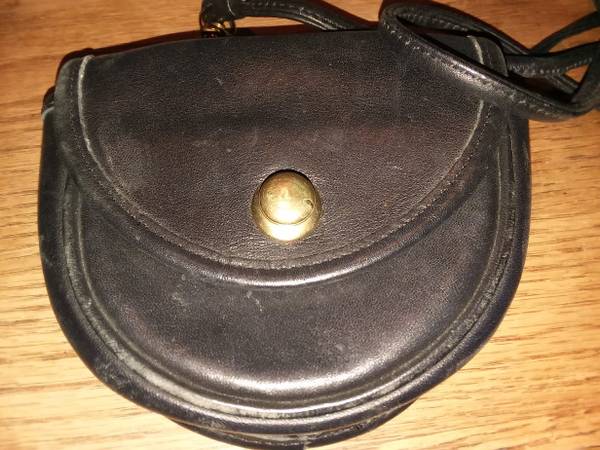 Vintage COACH Mini Crossbody Black Convert Belt Bag 1
