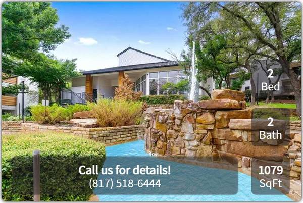 $1,484 / 2br - 1079ft2 - Don't wait! This spacious 2 bed, 2 bath will go fast! 1079 Sq Ft! (Fort Worth - Fort Worth Botanic Garden)63796375532929121