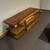 Entertainment stand, Solid redwood slab, mixed media design 4 thumbnail