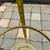 1972 Extra large brass & glass Chapman candle holder A6 13 thumbnail