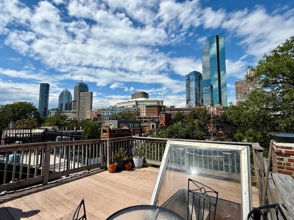$3,400 / 1br - 600ft2 - South End 1 bed PH ~ Pvt Deck, W/D in Unit, PETS CONSIDERED! Avl NOW (Boston - South End - Appleton St)63863244090115120