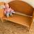 Bench Doll Bench Stuffed Soft Toys Bench Solid Wood 2 ft wide 3 thumbnail