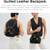 MSRP $495 - COACH Women's Quilted Leather Tabby Backpack, Black, NEW 4 thumbnail