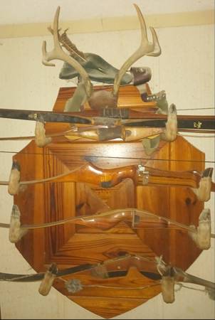 Hunting bow/gun rack 1