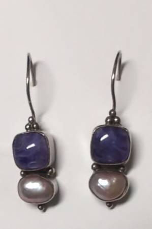 Handmade sterling silver earrings 1