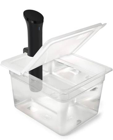 EVERIE Sous Vide Container 12 Quart EVC-12 with Collapsible Hinged Lid 1