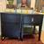 2 Pcs WEST ELM Wood, Black & Brown Nightstands- $110 ea/$200 both PLEASE, check 1 thumbnail