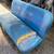 1967-72 Chevy GMC C10 Bench Seat original blue nice shape with tracks 2 thumbnail