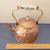 Vintage Distressed/Antiqued Copper Kettle with Ceramic Handle and Knob 8 thumbnail