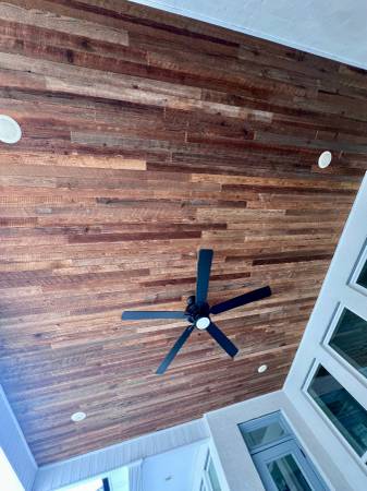 Heart Pine Beams & Dirty top flooring, wall & ceiling material 1