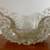 Vintage Serving Bowl Thick Heavy Cut Glass Unique Shape 13 thumbnail