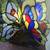 TIFFANY STYLE DOUBLE BUTTERFLY LAMP 8 thumbnail
