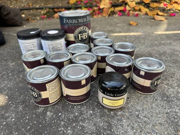 Free: Paint Samples, Farrow and Ball 1