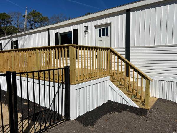 (2705) Large Front Deck, Large lot with shade trees & flowers 1